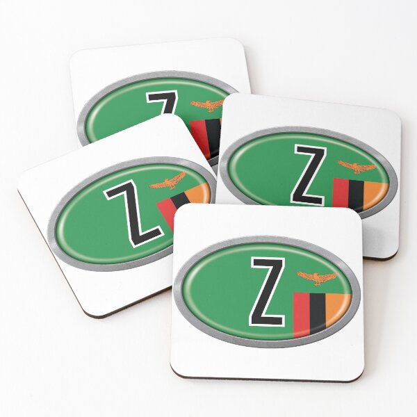 Item preview, Zambia International Vehicle Code Metal Plate designed and sold by travelwitheric.