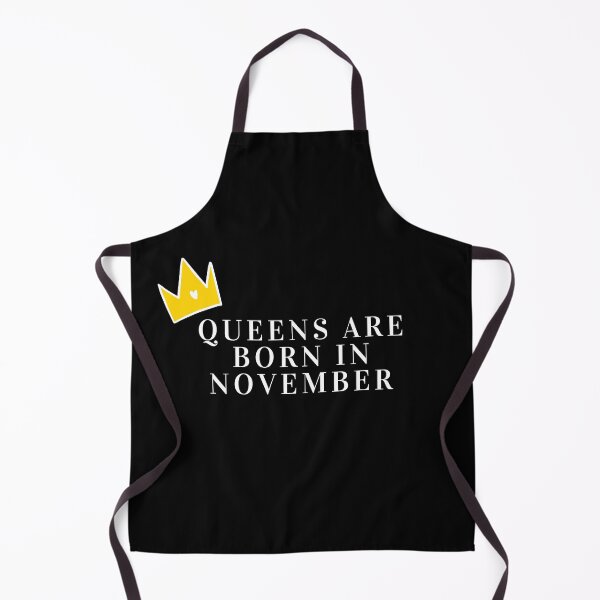 Item preview, Queens are born in November with birthstone crown - Black designed and sold by travelnerd.
