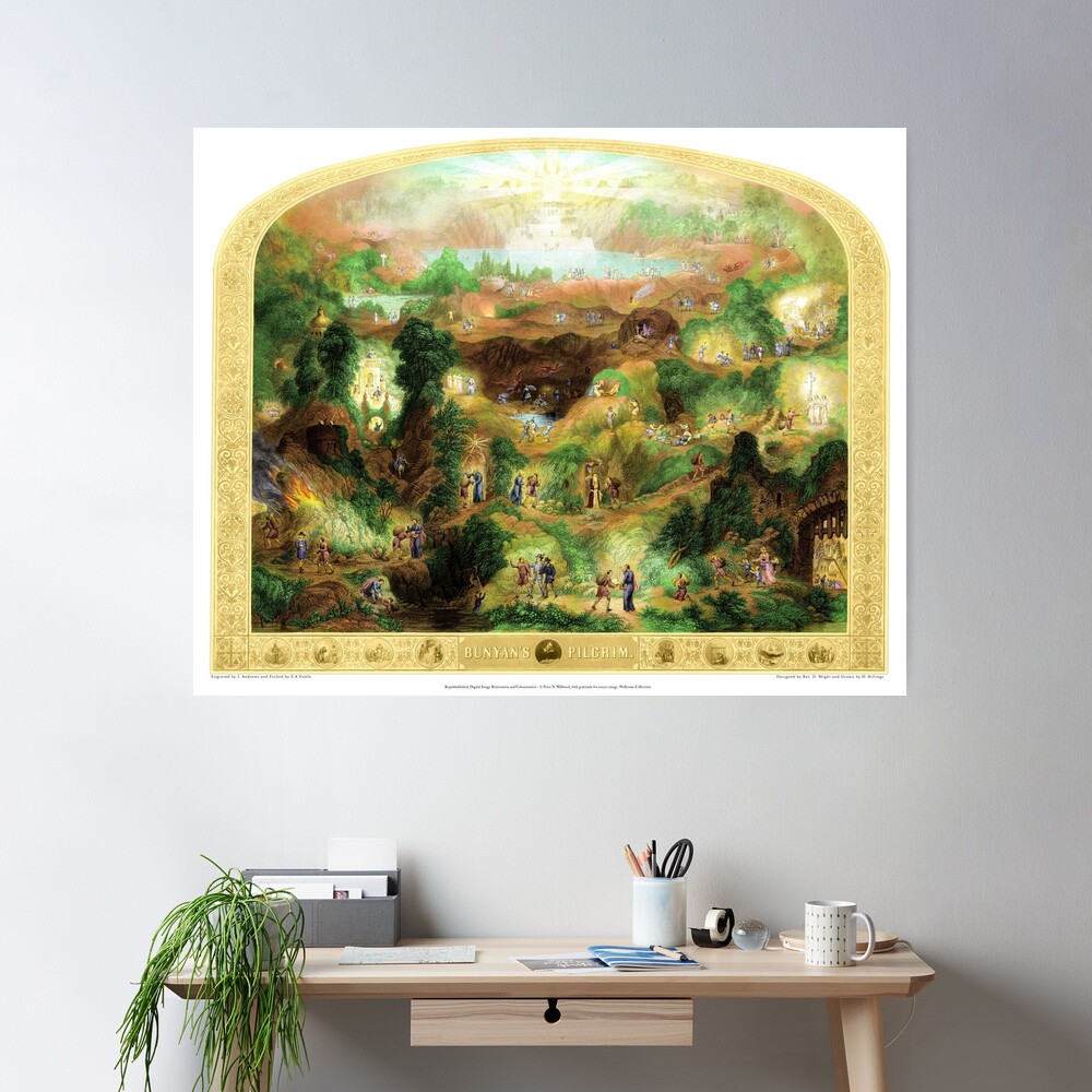 Bunyans Pilgrim - Colour Edition Poster