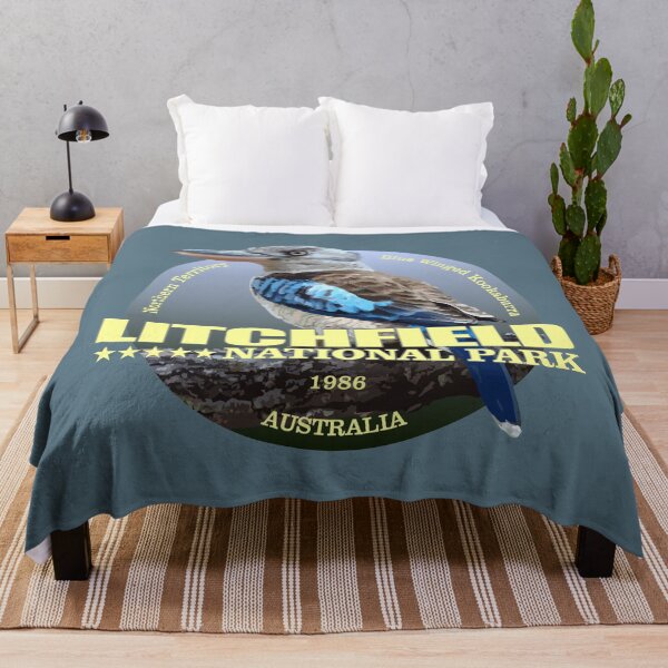 Item preview, Litchfield National Park (Blue Winged Kookaburra)(WT) designed and sold by curranmorgan.