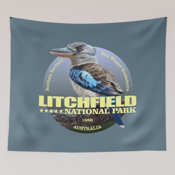 Item preview, Litchfield National Park (Blue Winged Kookaburra)(WT) designed and sold by curranmorgan.