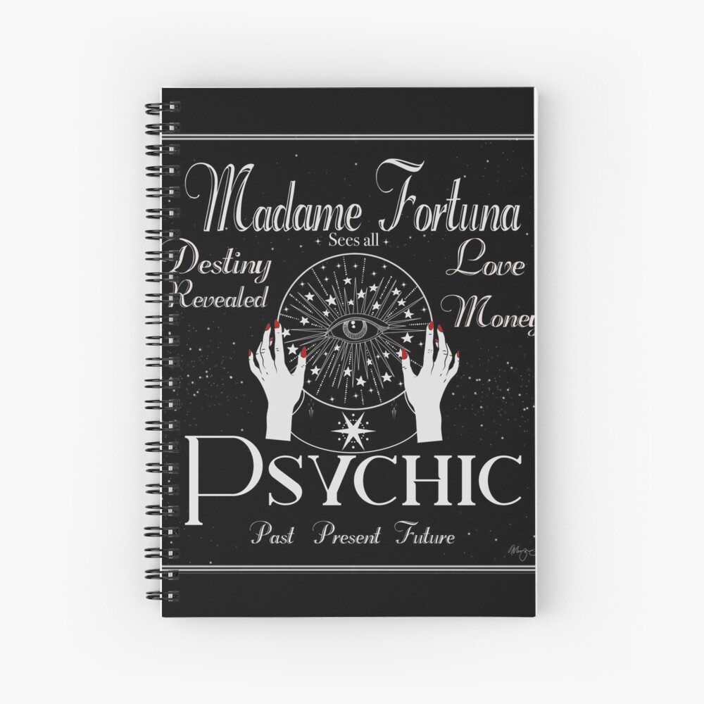 Madame Fortuna Sees All Spiral Notebook