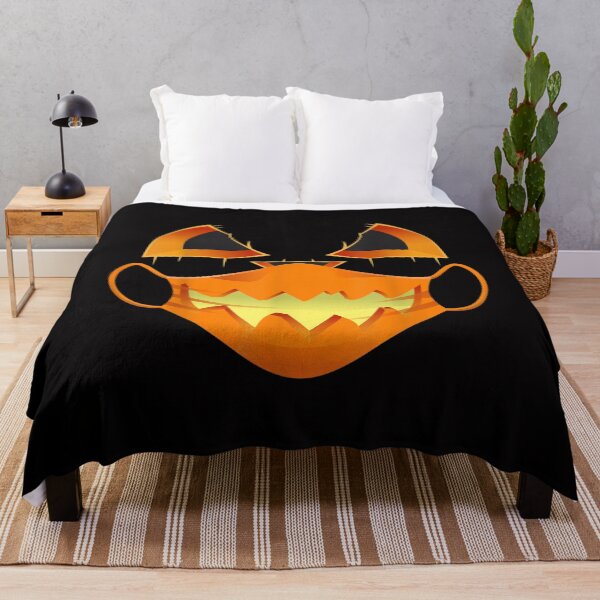 Item preview, Covid-Halloween Tee Shirt Mask Costume Scary Pumpkin designed and sold by Pricehotshop.