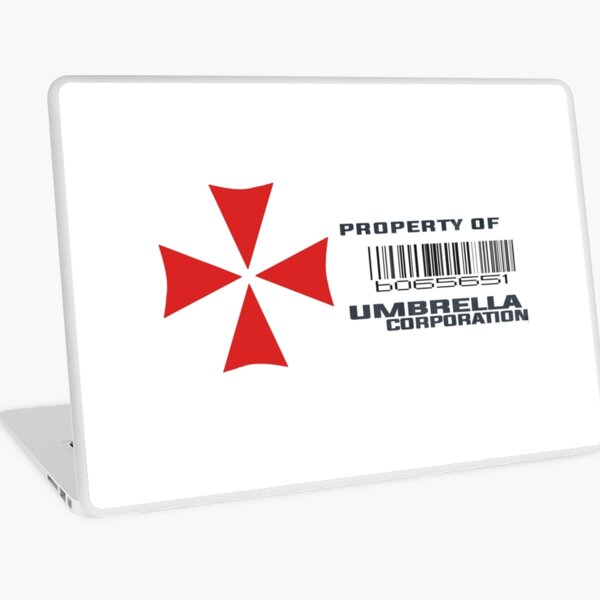 Bloody Umbrella Corp Art Keyboard Decals by MWCustoms for 12 inch MacBook
