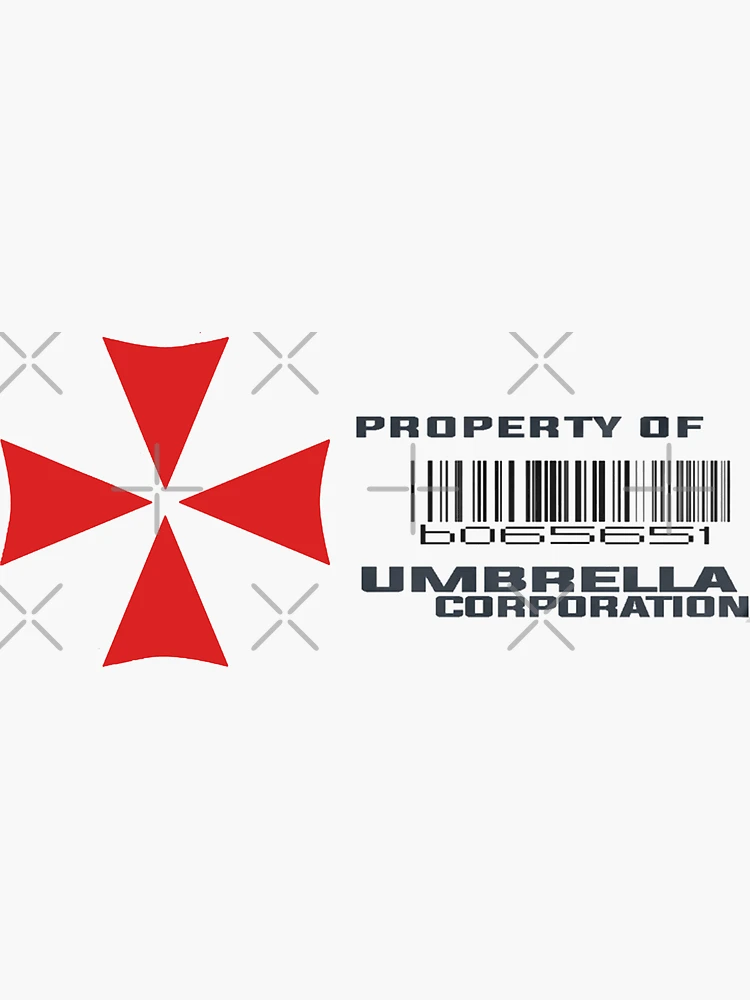 Sticker for Sale mit Eigentum von Umbrella Corp. von RichPeregrina26