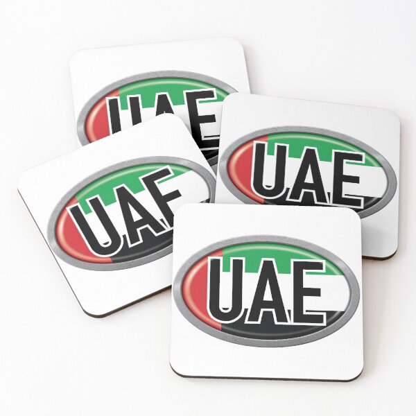 Item preview, United Arab Emirates International Vehicle Code Metal Plate designed and sold by travelwitheric.