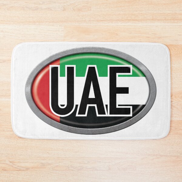Item preview, United Arab Emirates International Vehicle Code Metal Plate designed and sold by travelwitheric.