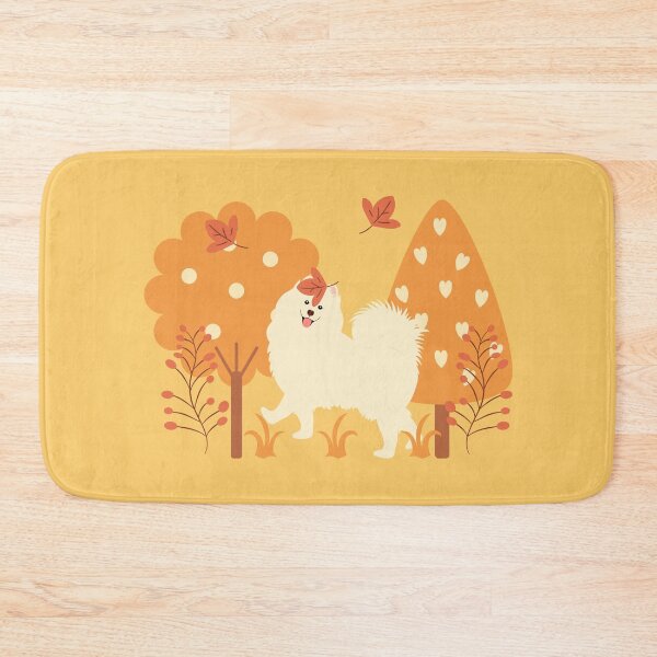 Item preview, Samoyed Dog in Autumn designed and sold by Lulupainting.