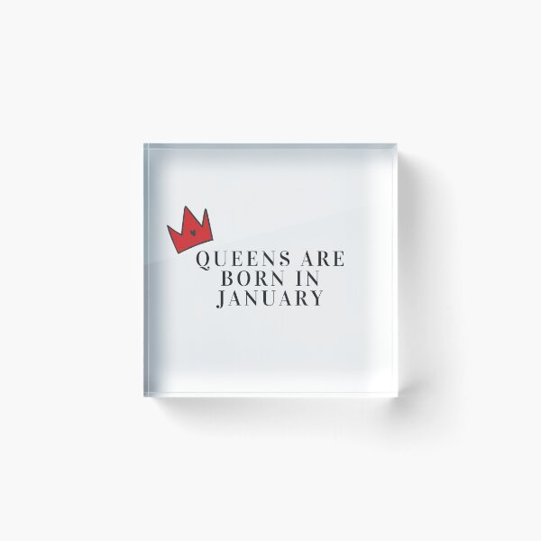 Item preview, Queens are born in January with birthstone crown designed and sold by travelnerd.