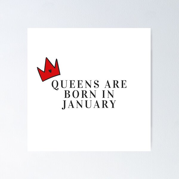Item preview, Queens are born in January with birthstone crown designed and sold by travelnerd.