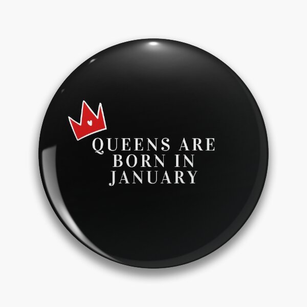 Item preview, Queens are born in January with birthstone crown  designed and sold by travelnerd.