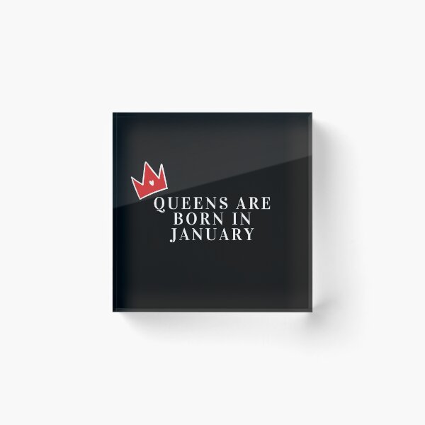 Item preview, Queens are born in January with birthstone crown  designed and sold by travelnerd.