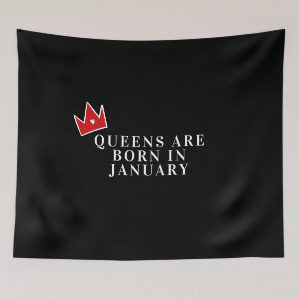 Item preview, Queens are born in January with birthstone crown  designed and sold by travelnerd.