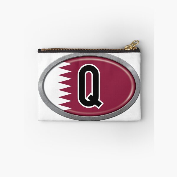 Item preview, Qatar International Vehicle Code Metal Plate designed and sold by travelwitheric.