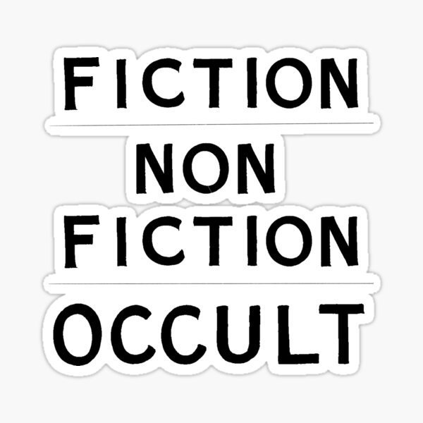 Item preview, FICTION/NONFICTION/OCCULT designed and sold by mistersandell.