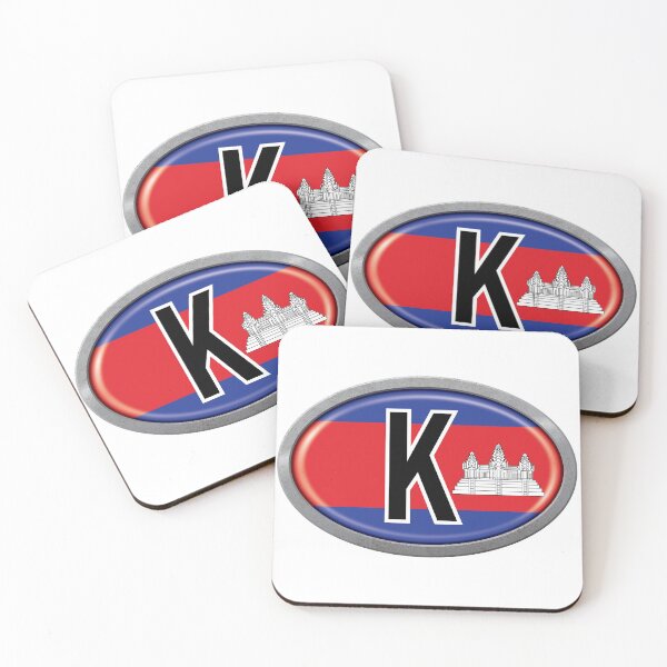 Item preview, Cambodia International Vehicle Code Metal Plate designed and sold by travelwitheric.