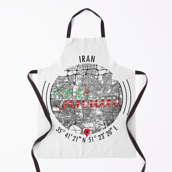 Item preview, Tehran, IRAN Road Map Art - Earth Tones designed and sold by hatimelhag.
