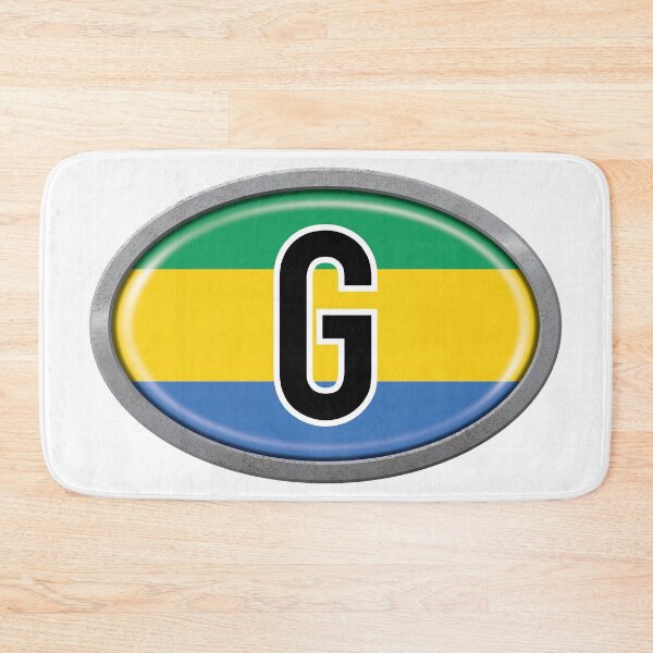 Item preview, Gabon International Vehicle Code Metal Plate designed and sold by travelwitheric.