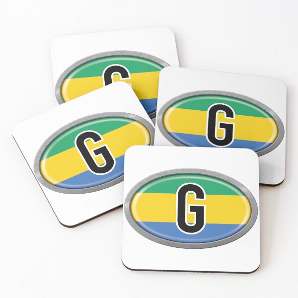 Item preview, Gabon International Vehicle Code Metal Plate designed and sold by travelwitheric.