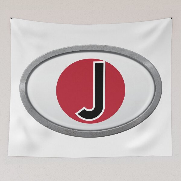 Aperçu de l'œuvre Plaque métallique du code international du véhicule du Japon créée et vendue par travelwitheric.
