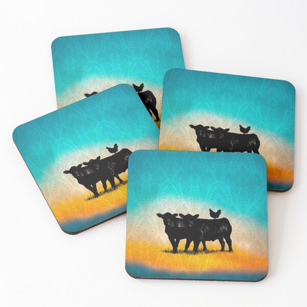 Item preview, Country Art Vaca y Pollo. Granja Rancho Animales - Agricultura designed and sold by CattlettArt.
