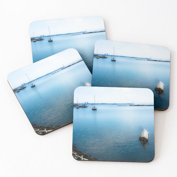 Item preview, Blue Lake With Boats designed and sold by MattRyanCreates.