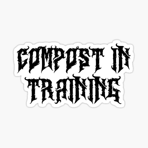 Compost in Training Patch Folk Punk Patch Crust Punk Patch Compost