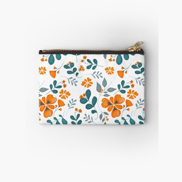 Item preview, Orange/Green Floral Pattern by Tinta Design designed and sold by Tintadesigns.