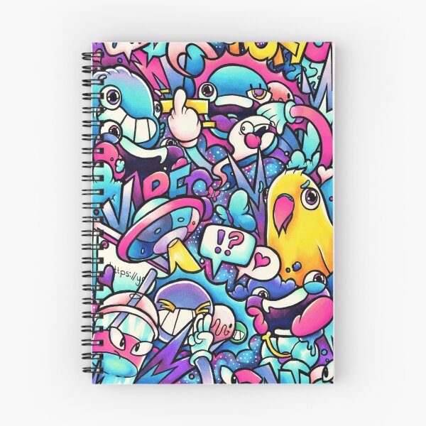 Item preview, G R A D I E N T S  I N  S P A C E // Copic Marker Doodle designed and sold by Eadan Shamir.