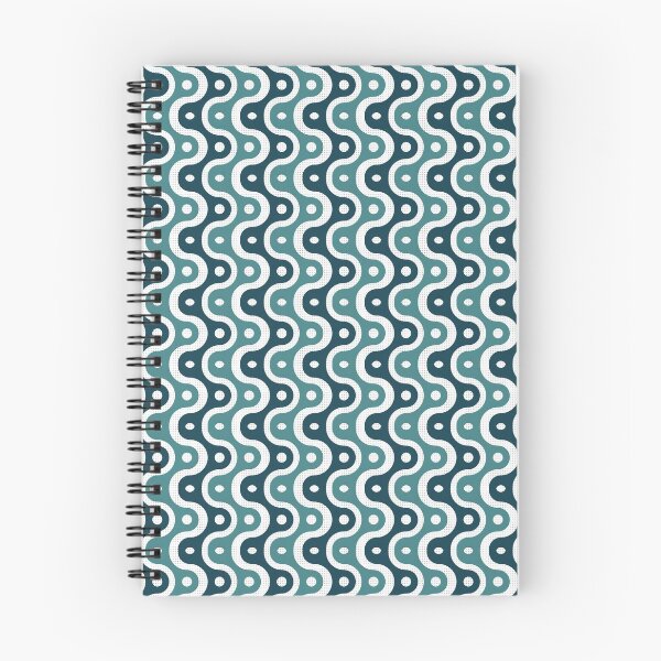 Item preview, Microbial Life Geometric Pattern – Forest Green & Teal designed and sold by RoguePatterns.