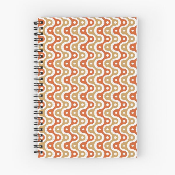 Item preview, Microbial Life Geometric Pattern – Orange & Beige designed and sold by RoguePatterns.