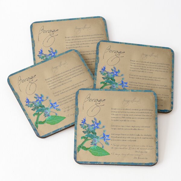 Item preview, Herbal Apothecary: Borage designed and sold by FigTreeMagick.