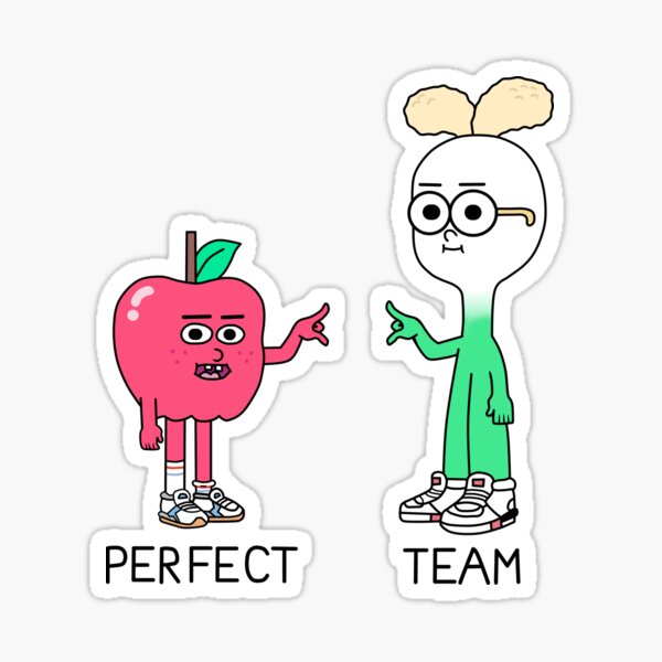 Item preview, Apple and Onion-Perfect Team designed and sold by Stormy-Rose.