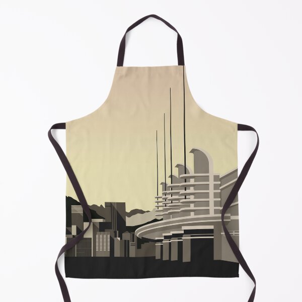 Item preview, A Sleeper`s Dream Super Metropolis Skyscraper Art Deco Geometric Retro Vintage designed and sold by 108dragons.