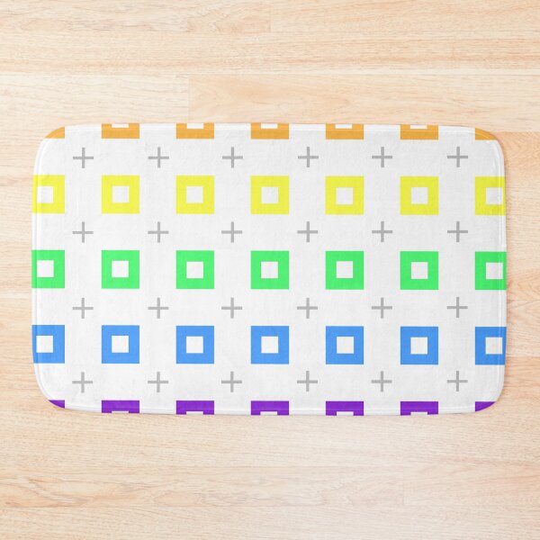 Item preview, Rainbow Squares (Light) designed and sold by RachelRabbbit.