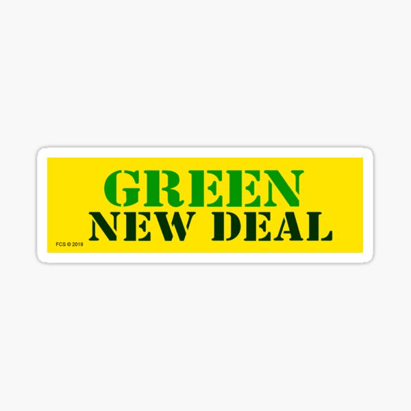 New Green Deal Sticker