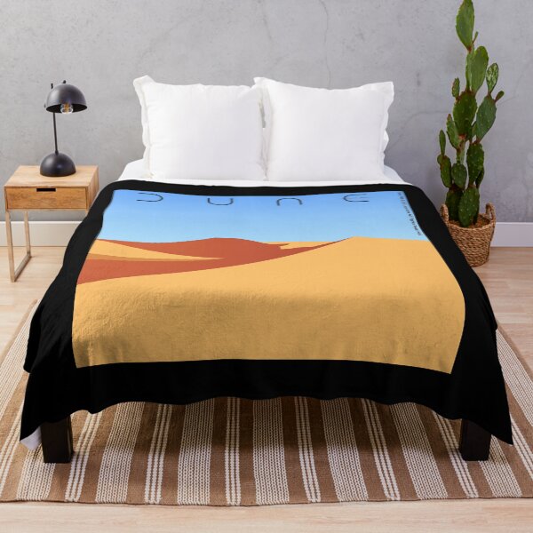 Aperçu de l'œuvre Fond de dessert Dune 2020 avec beau ciel bleu créée et vendue par HappinessWorld.