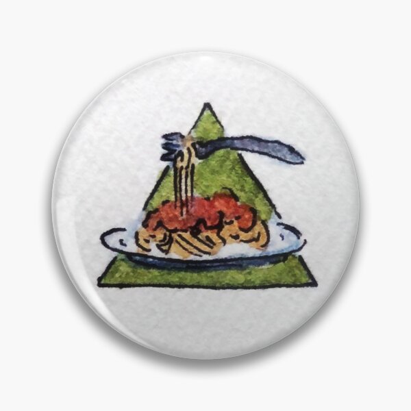 Item preview, Spaghetti Plate - Triangle Illustration designed and sold by tymonardo.