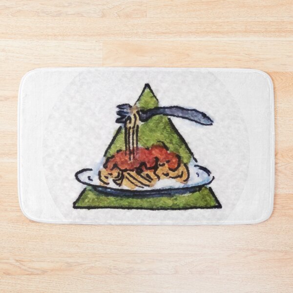Item preview, Spaghetti Plate - Triangle Illustration designed and sold by tymonardo.