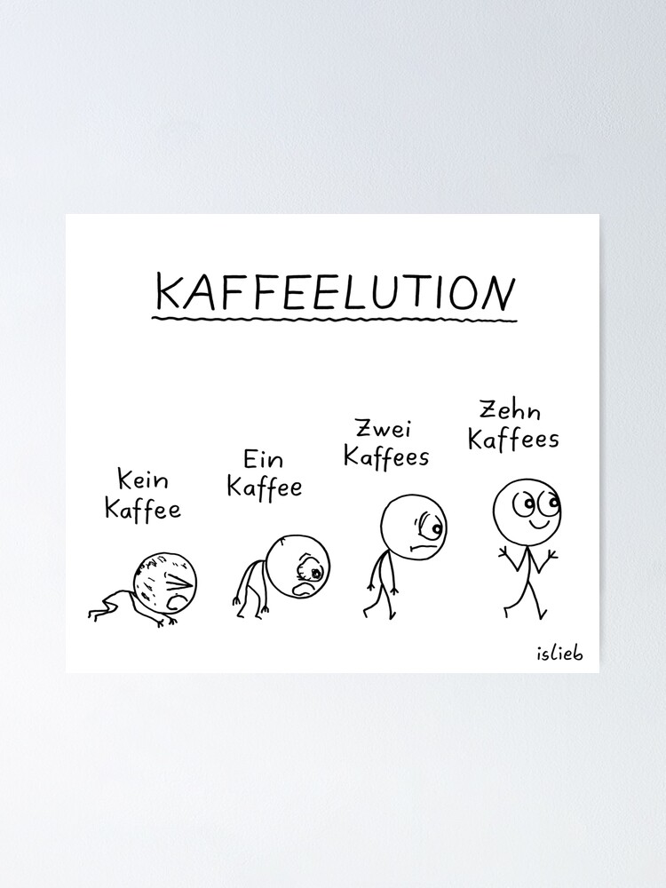Thumbnail 2 von 3, Poster, Kaffeelution designt und verkauft von islieb.