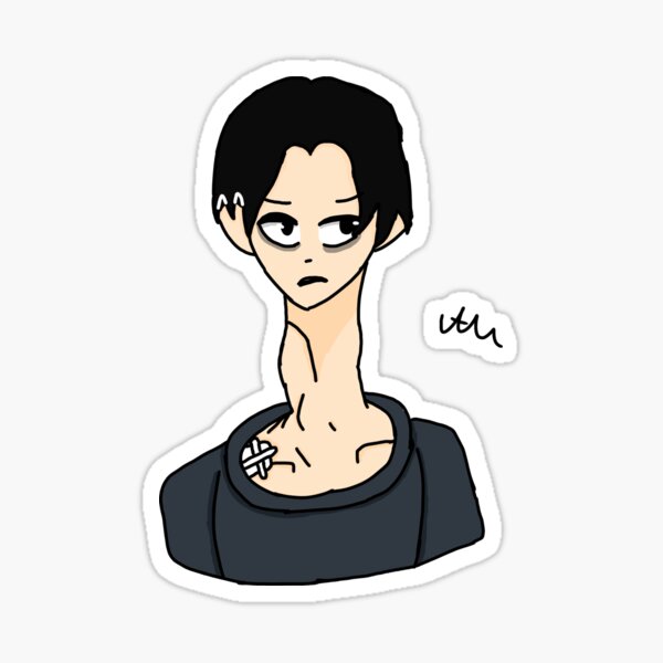 Roblox Flicker Dan Pack 1 Sticker By Airidaname Redbubble - rantaro amami roblox hair