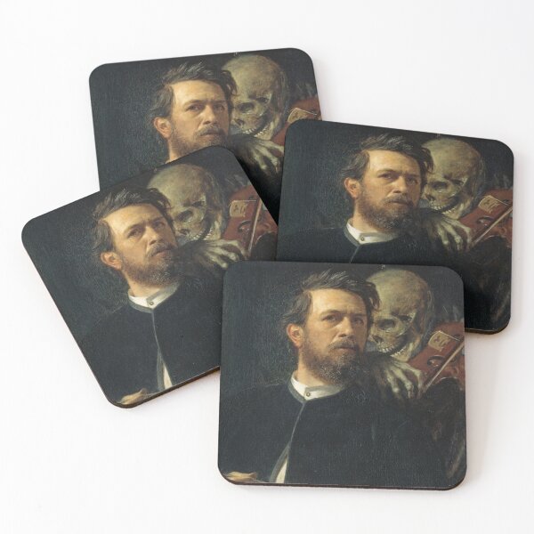 Item preview, Fiddling Death (Böcklin) designed and sold by ArtHistorical.