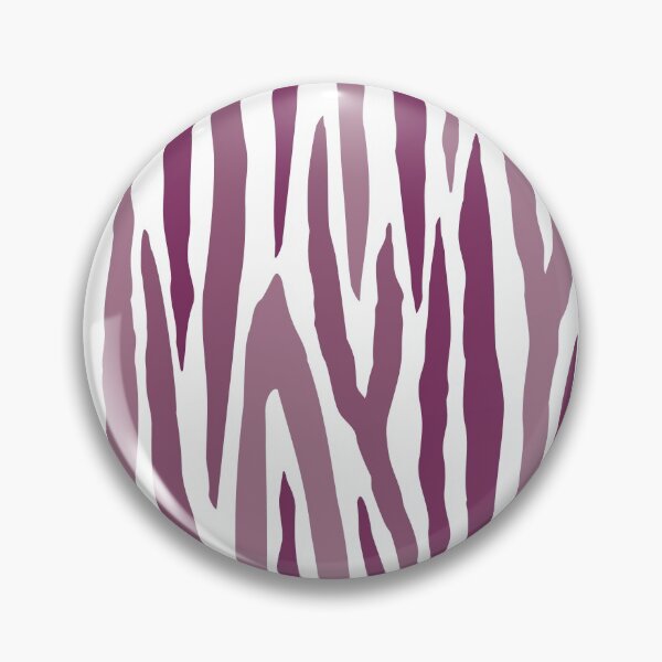 Item preview, Eggplant Purple Zebra Stripe Print from the Fancy Floral Zebra Collection II designed and sold by CJAura by Claire Jane Johnson.