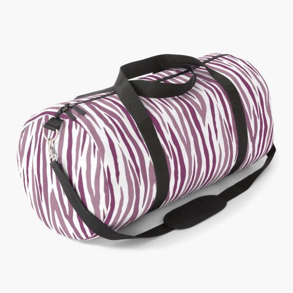 Item preview, Eggplant Purple Zebra Stripe Print from the Fancy Floral Zebra Collection II designed and sold by CJAura by Claire Jane Johnson.