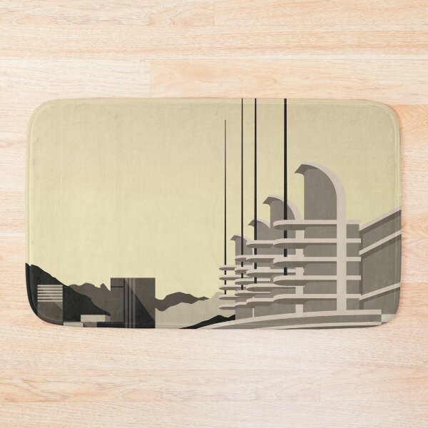Item preview, A Sleeper`s Dream Super Metropolis Skyscraper Art Deco Geometric Retro Vintage designed and sold by 108dragons.