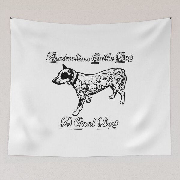 Item preview, Australian Cattle Dog (A Cool Dog) ACD Blue Heeler White Letters designed and sold by sidehustledog.