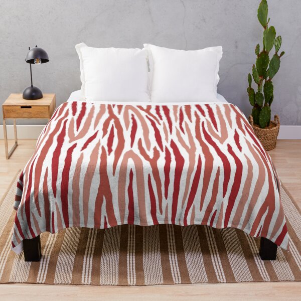 Item preview, Shades of Red Zebra Stripe Print designed and sold by CJAura by Claire Jane Johnson.
