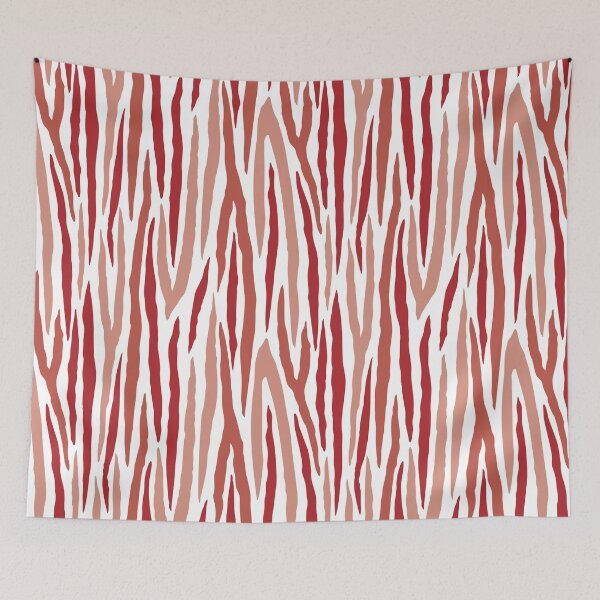 Item preview, Shades of Red Zebra Stripe Print designed and sold by CJAura by Claire Jane Johnson.