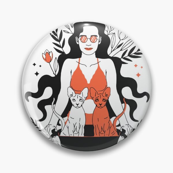 Item preview, Woman Driving cycle with two cats designed and sold by Cre8iveSkill.