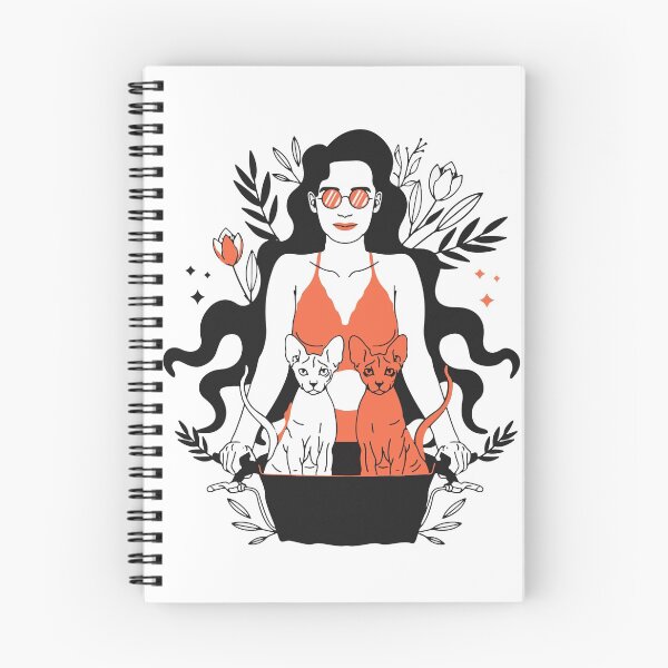 Item preview, Woman Driving cycle with two cats designed and sold by Cre8iveSkill.
